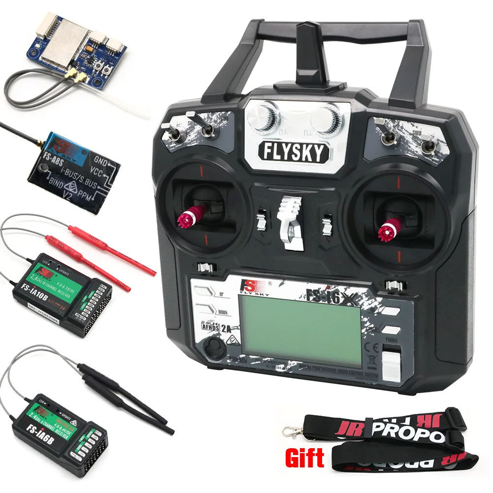 Drone Rc Transmitter And Receiver - Original Flysky FS-i6X 10CH 2.4GHz AFHDS