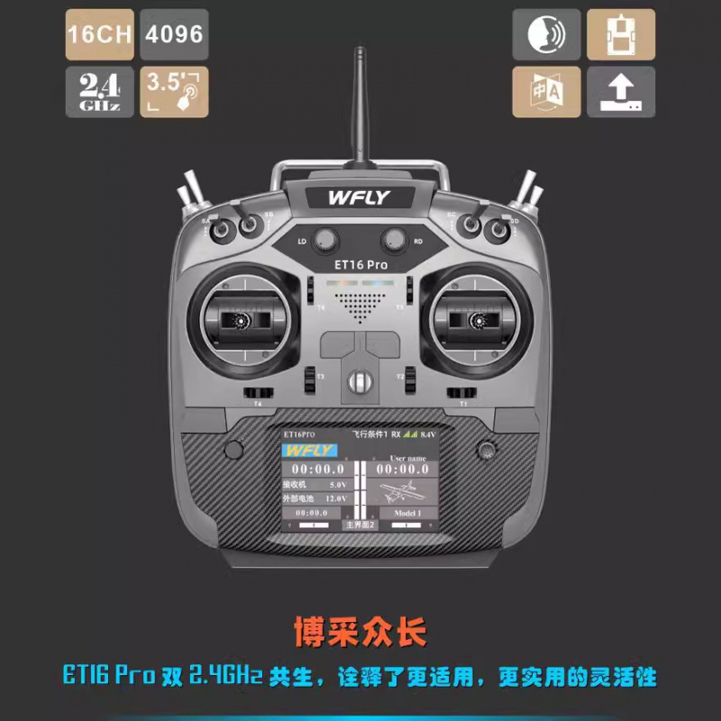 Drone Rc Frequency - WFLY ET16 PRO 16-Channel FPV Drone