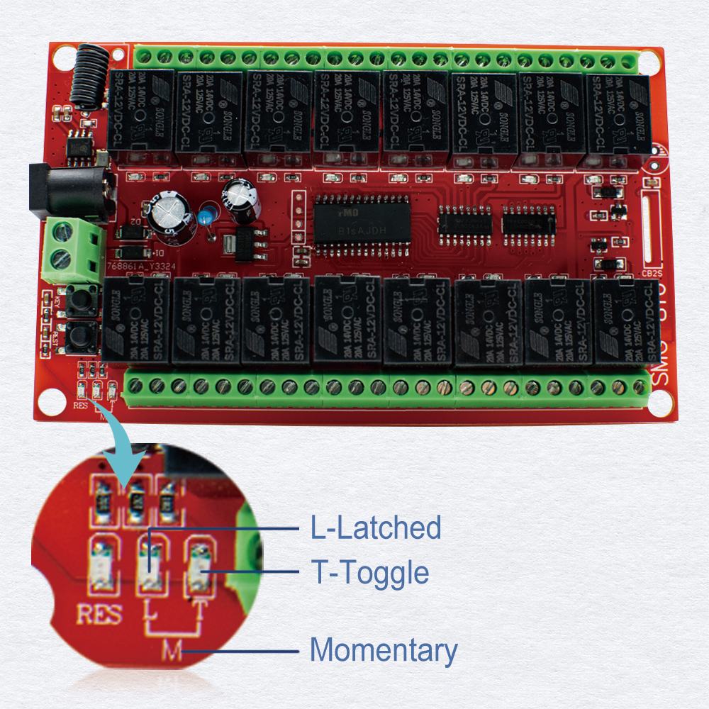 Telemetry Module Rc - 16CH 433MHz RF Wireless Remote Control