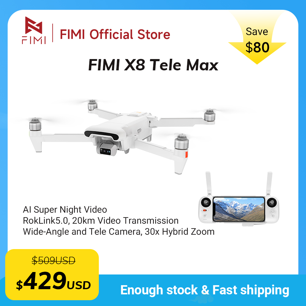 Drone Lidi Rc - FIMI X8 Tele Max drone 1/2-inch