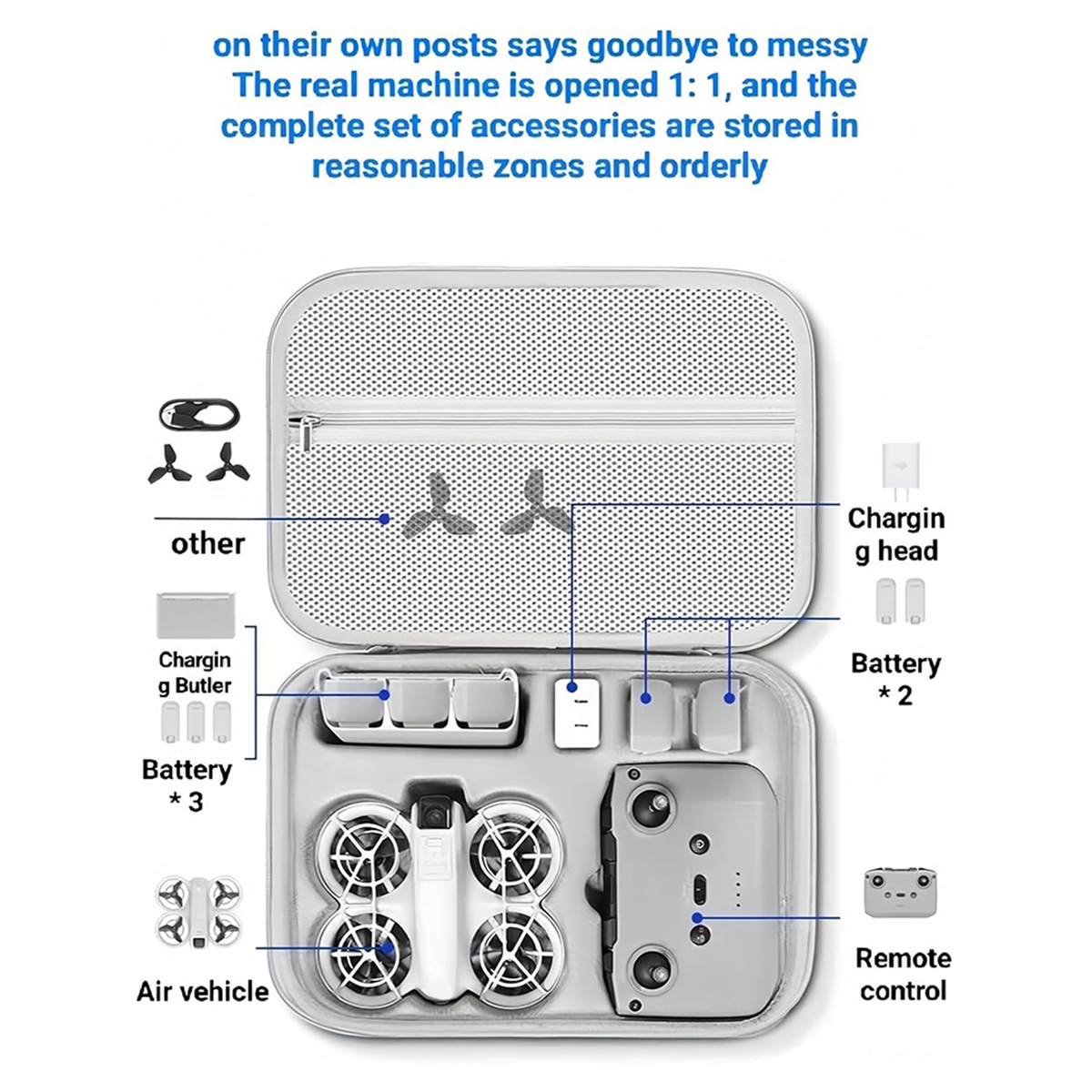 Drone Rc N2 - EYEL Pro Carrying Case for DJI