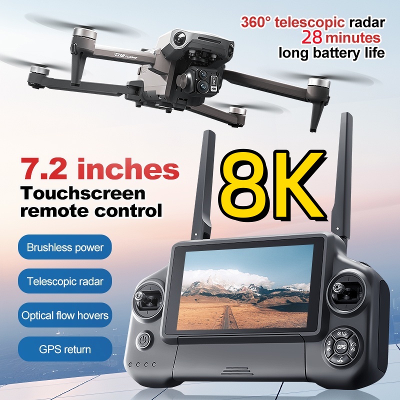 8K 3 Axis Gimbal Brushless 7.2 - đánh giá và giá Drone Rc Explorer