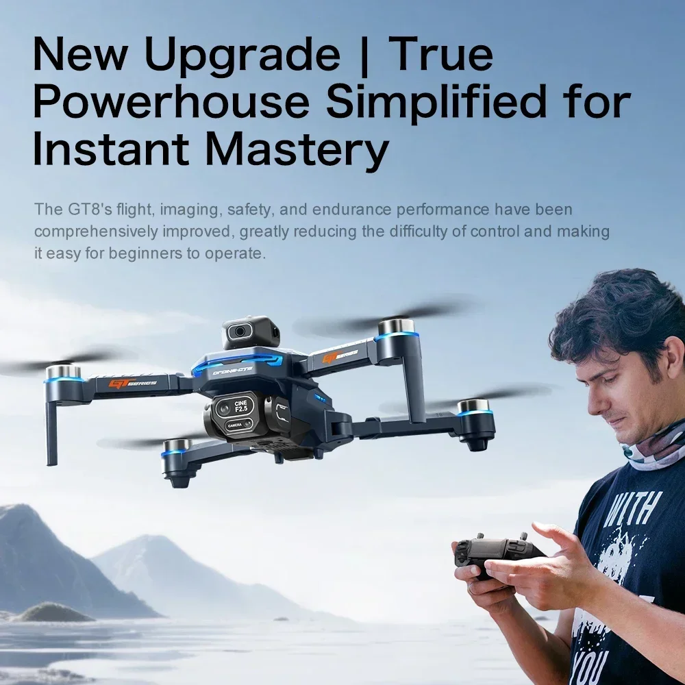 Drone 4K HD GT8 Camera Obstacl - đánh giá và giá Drone Gt8 Rc