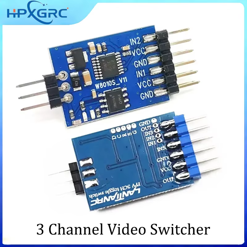 3 Channel Video Switcher Modul - đánh giá và giá Drone Rc Fpv Manual