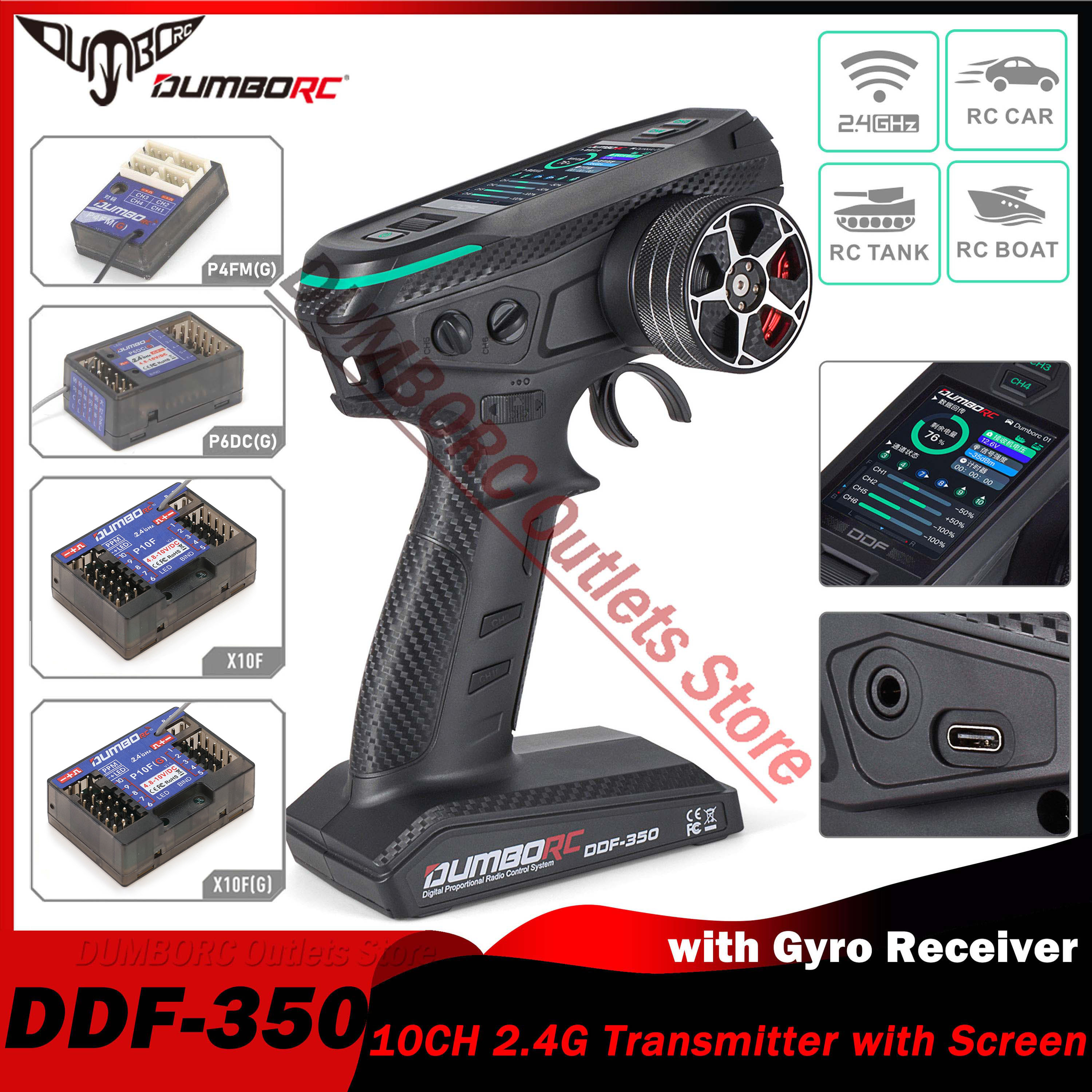 DUMBORC DDF-350 10CH RC Remote - đánh giá và giá Telemetry Module Rc