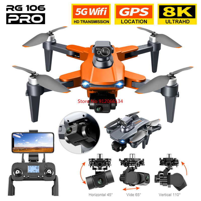 8K ESC Camera GPS Obstacle Avo - đánh giá và giá Drone App Rc Fpv