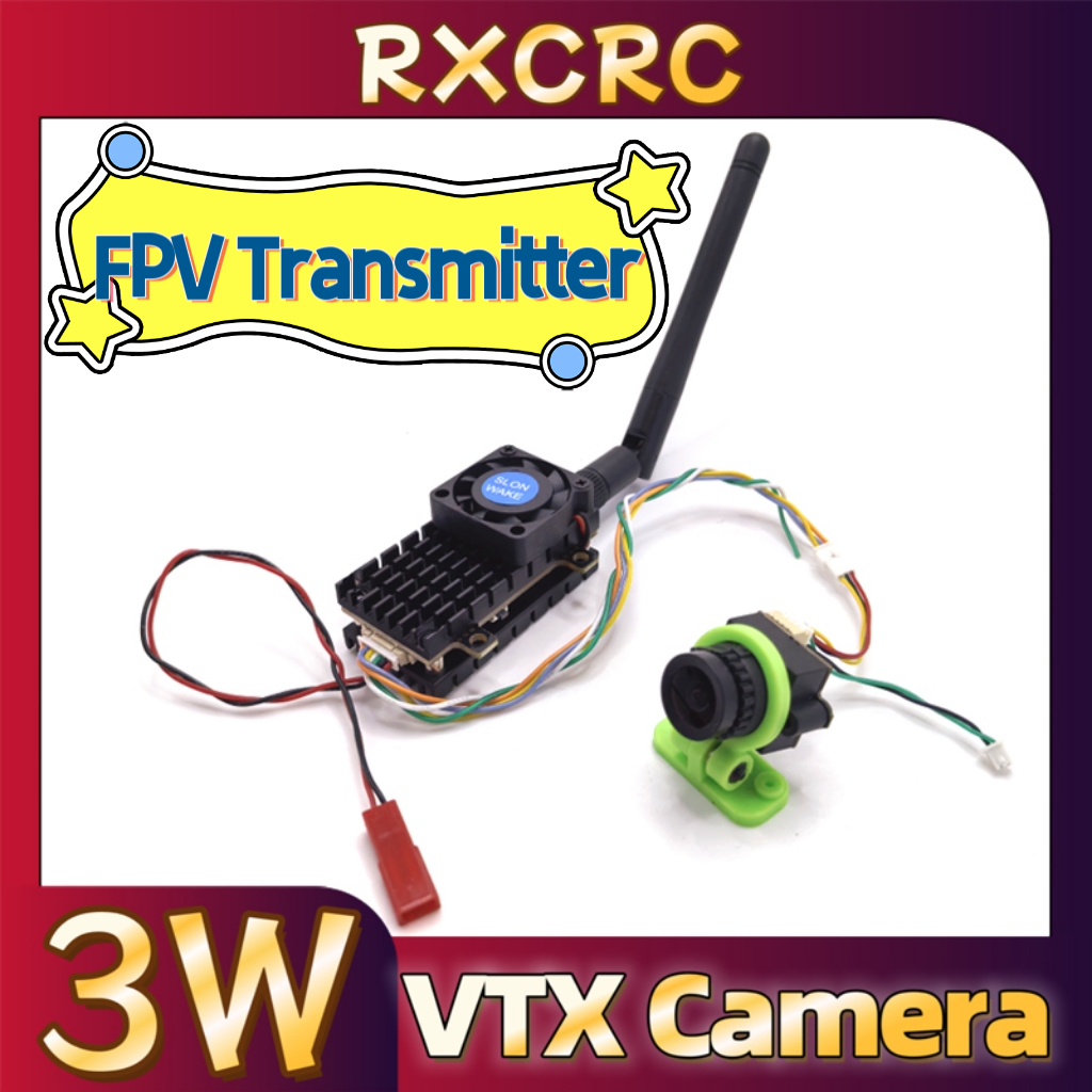 RXCRC 5.8G 3W Video VTX transm - đánh giá và giá Drone Rc Camera