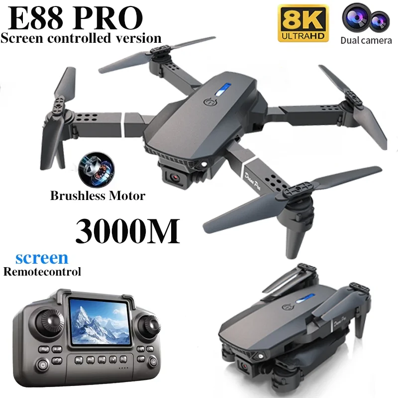 Professional E88 PRO Drone wit - đánh giá và giá Drone Rc Explorer