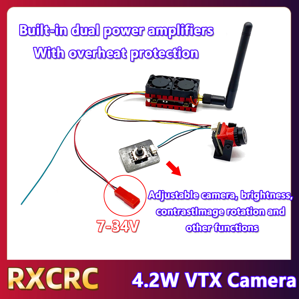 RXCRC 5.8G 48CH 4.2W High Powe - đánh giá và giá Drone Rc Camera