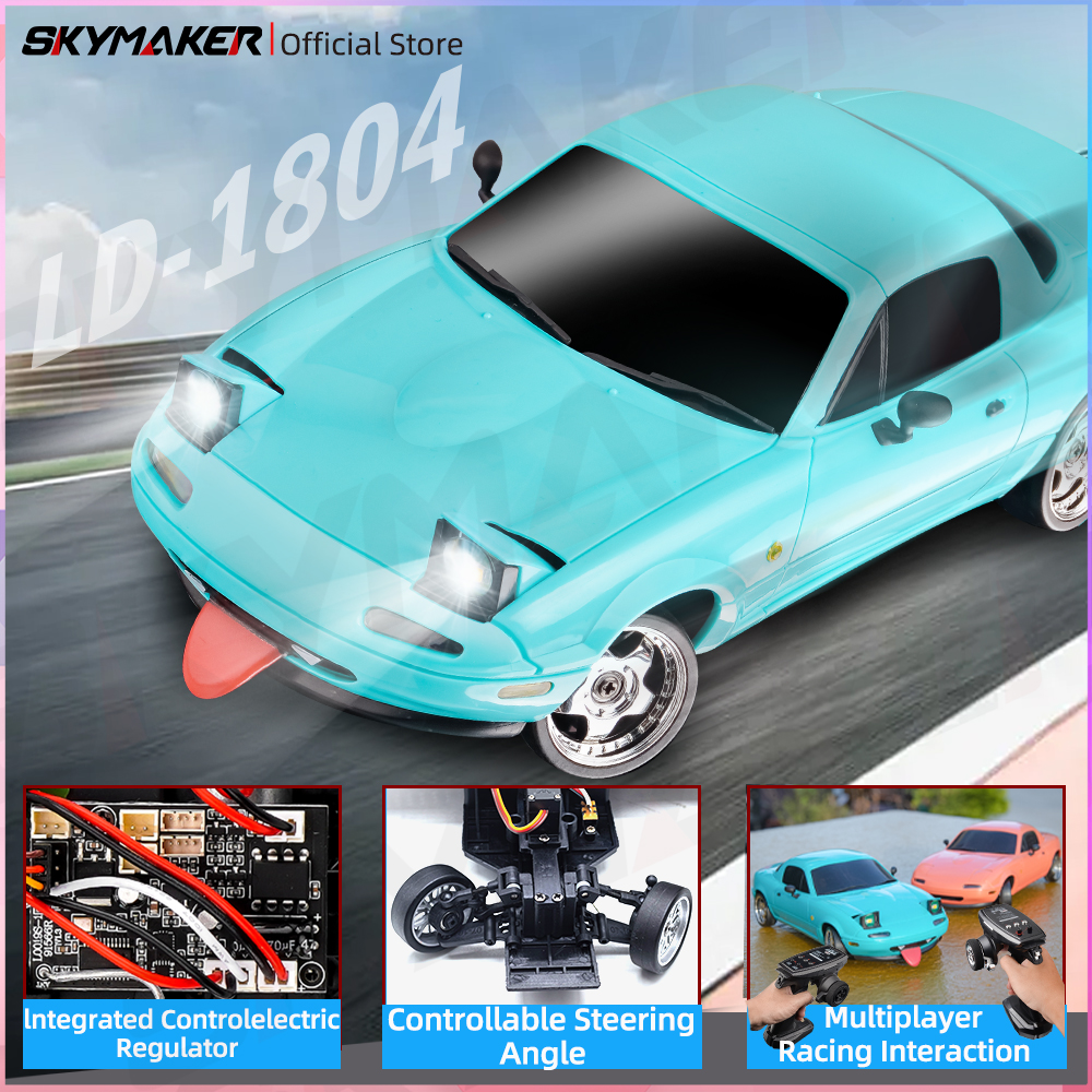 Skymaker 1/18 RC Drift Car LDR - đánh giá và giá Drone Lidi Rc