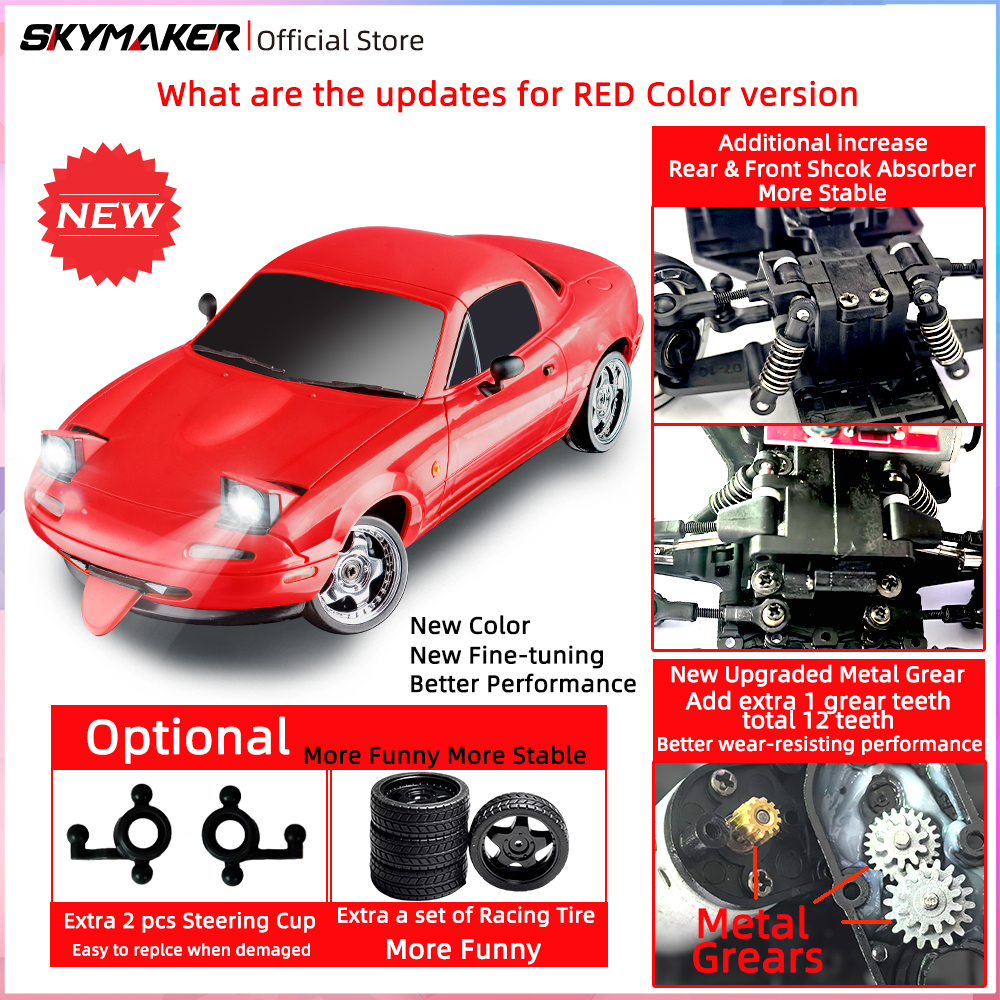 Skymaker 1/18 RC Drift Car LDR - đánh giá và giá Drone Lidi Rc