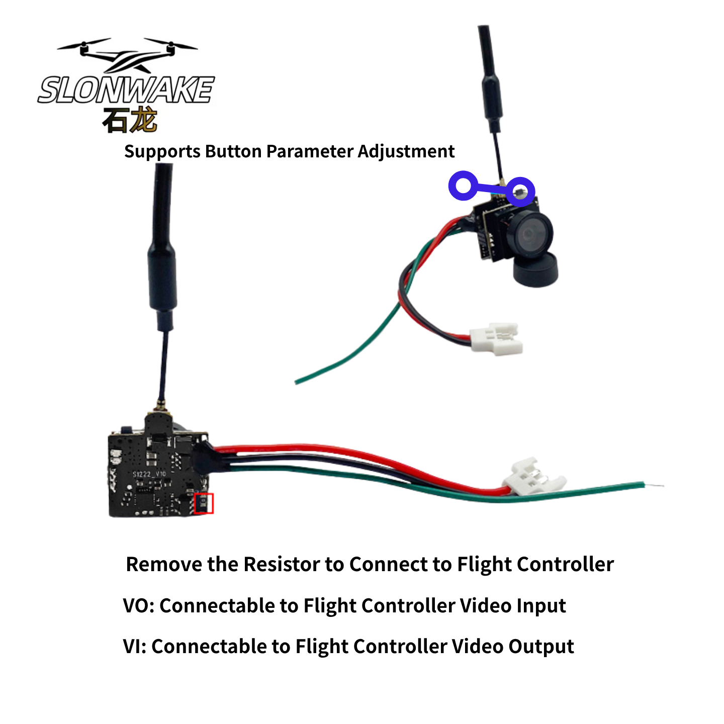 SLONWAKE 5.8G Analog Video Tra - đánh giá và giá Drone Rc Camera