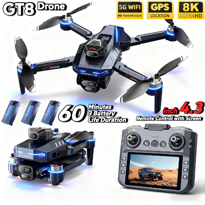 For Genuine GT8 Drone 4K Profe - đánh giá và giá Drone Gt8 Rc