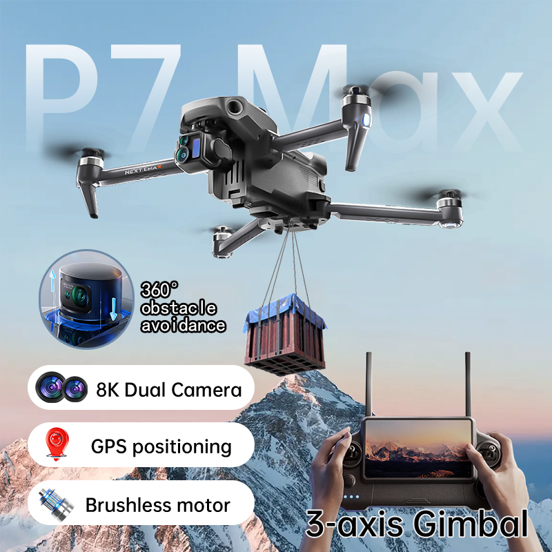 NEW P7 Max Drone 8K Camera GPS - đánh giá và giá Drone Rc Explorer