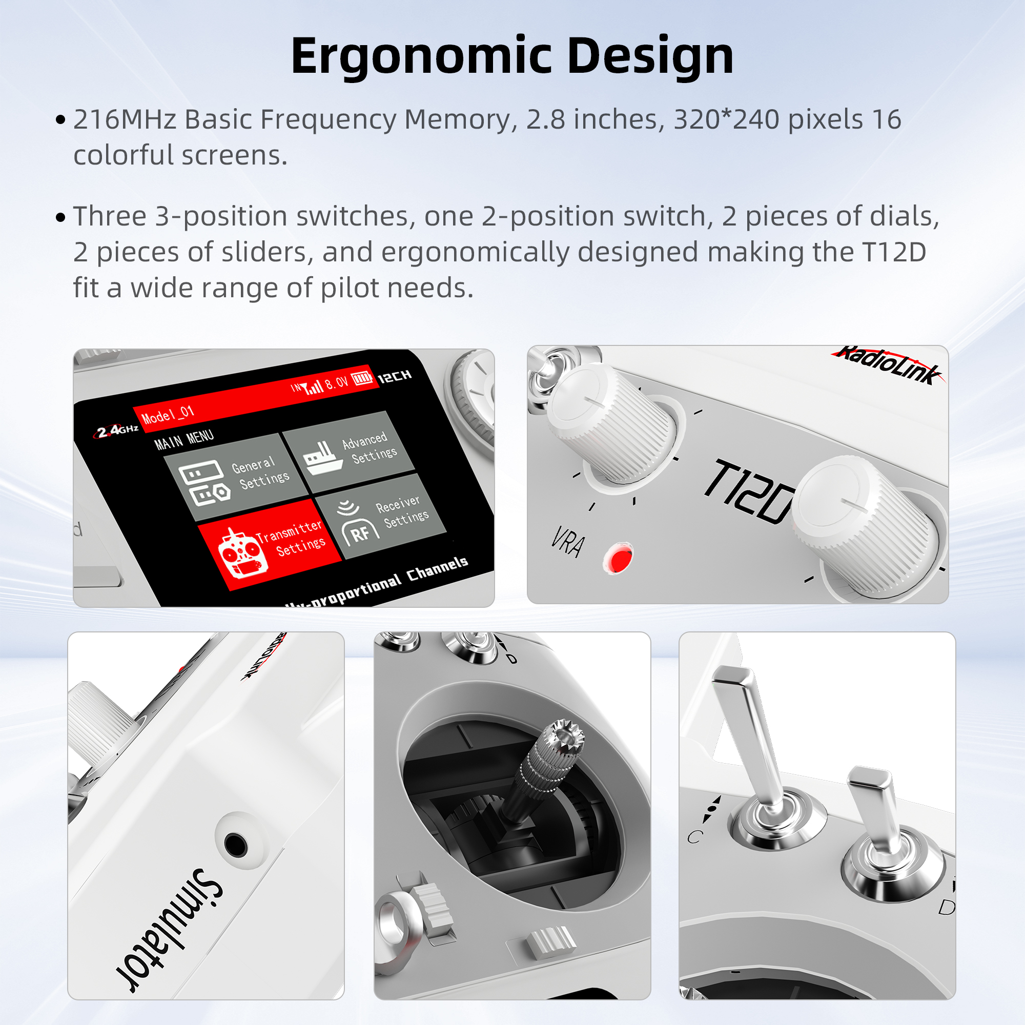 Radiolink T12D ELRS 12 Channel - đánh giá và giá Drone Rc Transmitter And Receiver