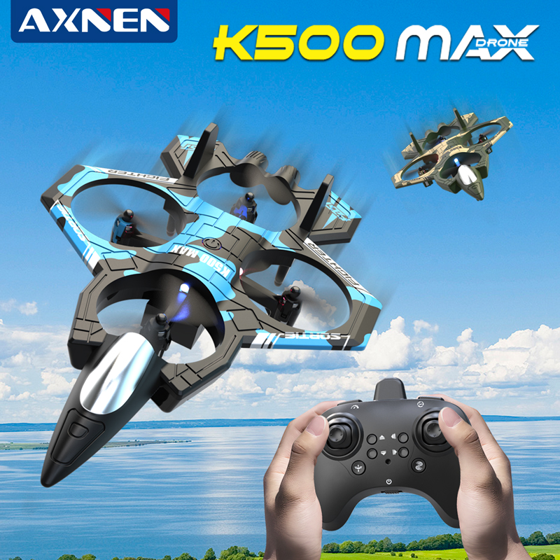 AXNEN K500 MAX RC Plane Fighte - đánh giá và giá Drone Rc Land