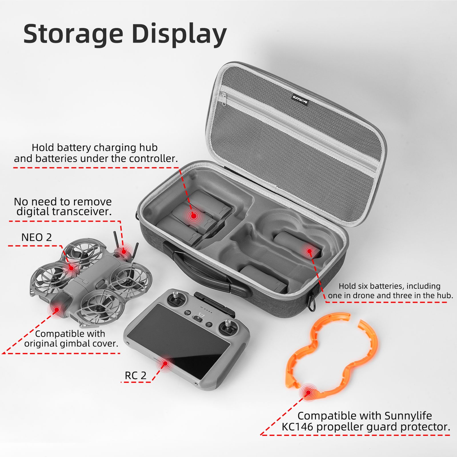 Portable Carrying Case For DJI - đánh giá và giá Drone Rc Cover