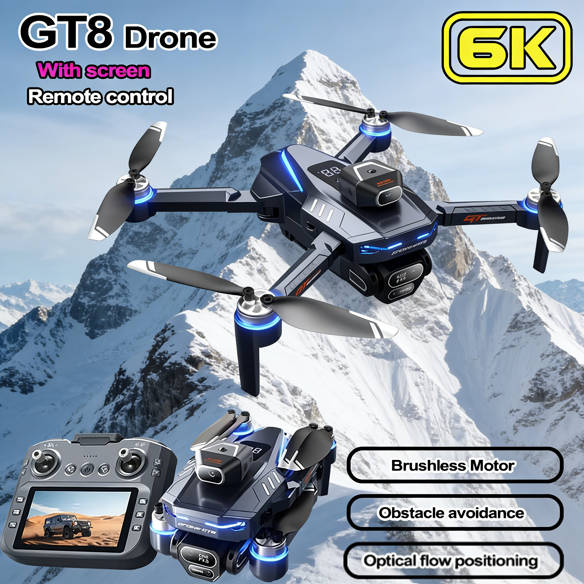 2026 New Original GT8 Drone 4K - đánh giá và giá Drone Gt8 Rc
