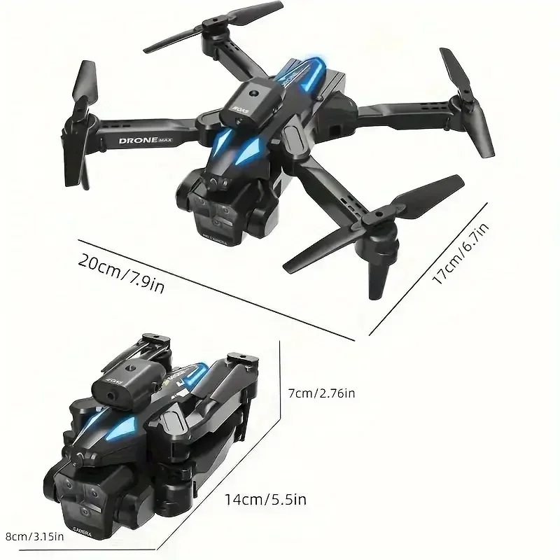 C10 8K HD RC Drone with Triple - đánh giá và giá Drone Rc Land