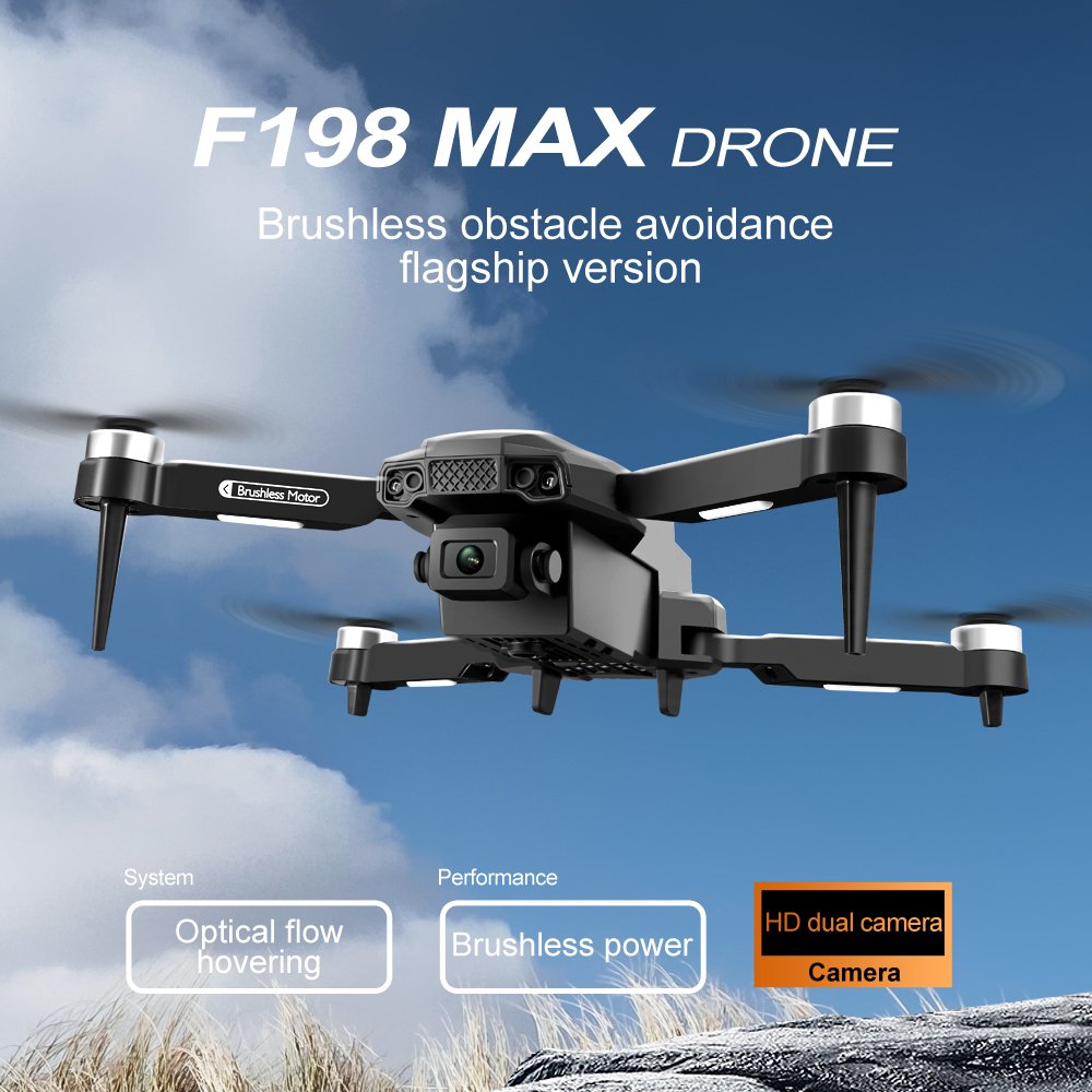 New F198 Drone Professional Du - đánh giá và giá Drone Lidi Rc