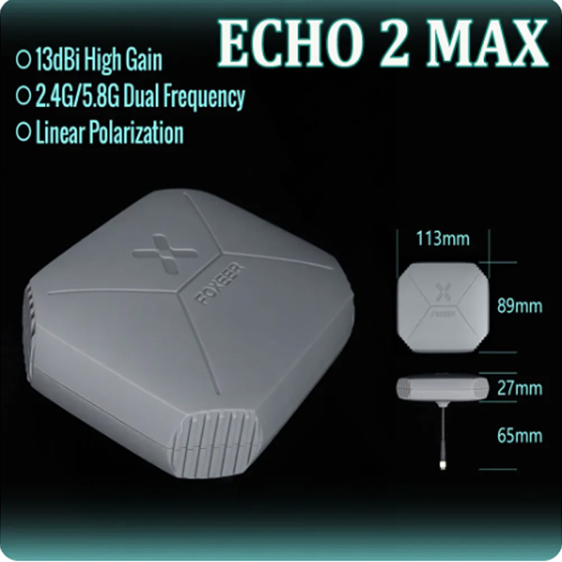 Foxeer Echo 2 Max 13dBi 5.8G 2 - đánh giá và giá Drone Rc Frequency