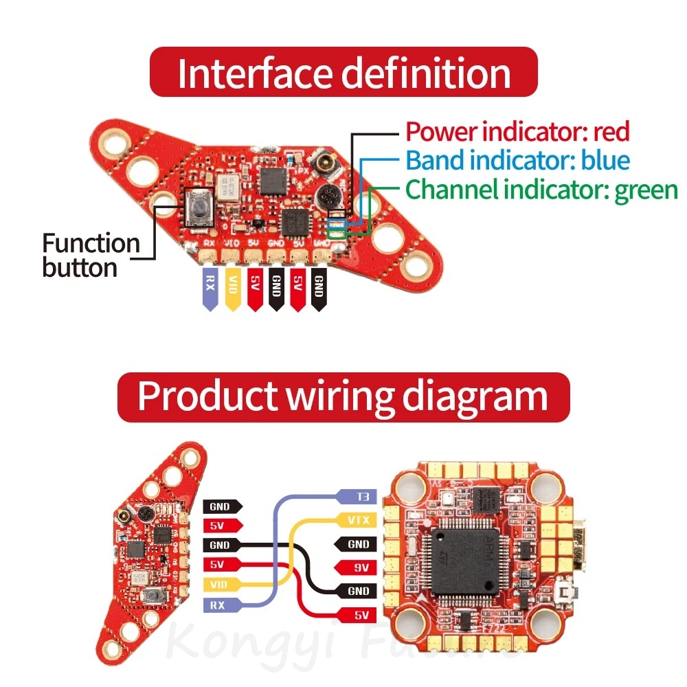 HGLRC Zeus Nano VTX 5.8G 350mW - đánh giá và giá Telemetry Module Rc
