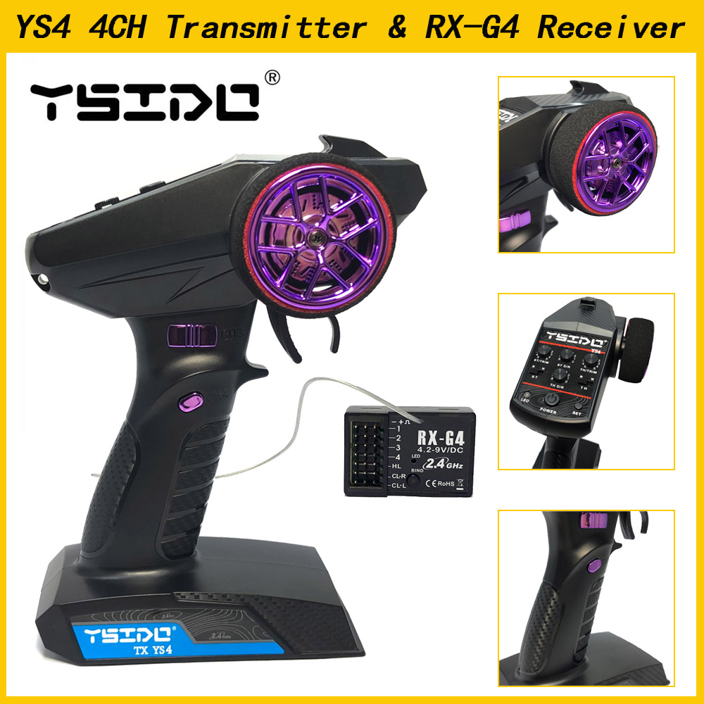 YSIDO YS4 2.4GHz 4CH Radio Sys - đánh giá và giá Telemetry Module Rc