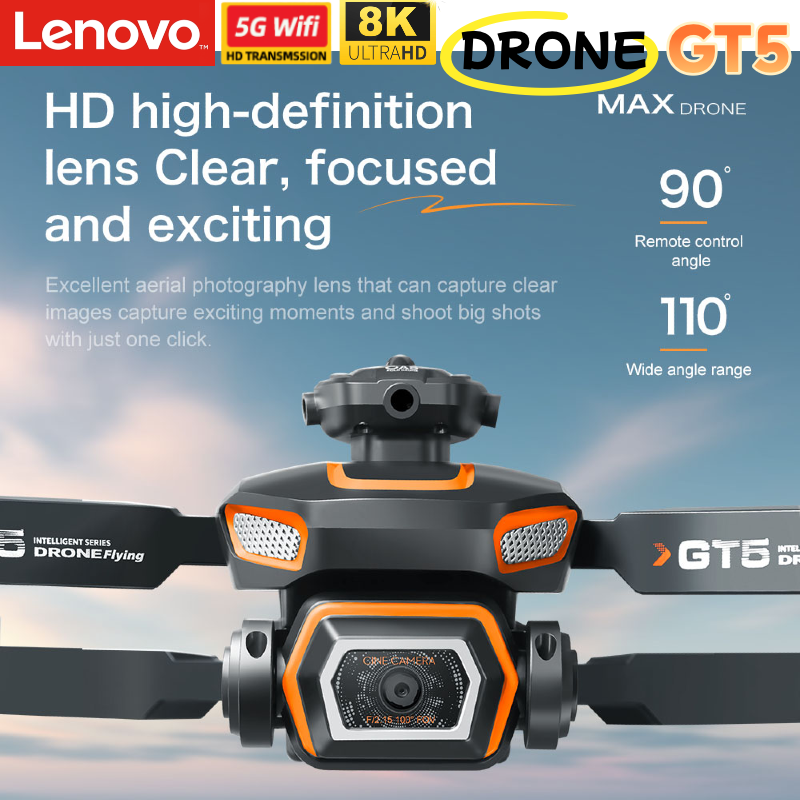 Lenovo Drone 8K Camera GT8 GT5 - đánh giá và giá Drone Gt8 Rc