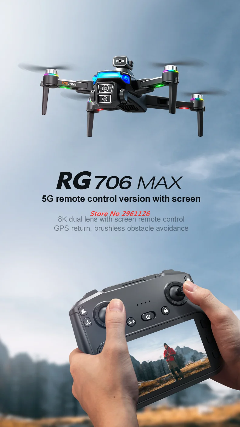 8K HD Camera GPS Drone Profess - đánh giá và giá Drone Rc Fpv Manual