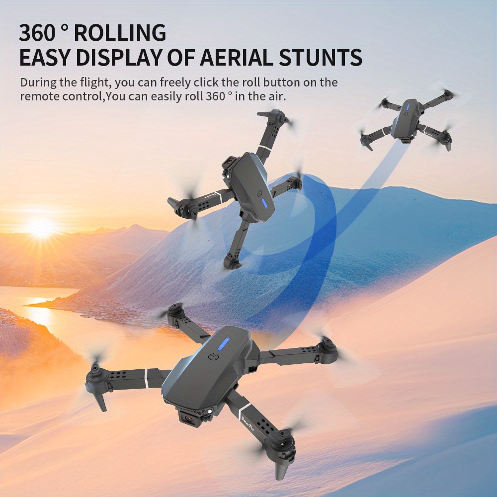 E88 Pro RC Drone WiFi FPV Heig - đánh giá và giá Drone Rc E88 Pro