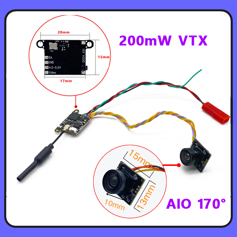 SLONWAKE 5.8G 1200TVL FPV Came - đánh giá và giá Drone Rc Mini