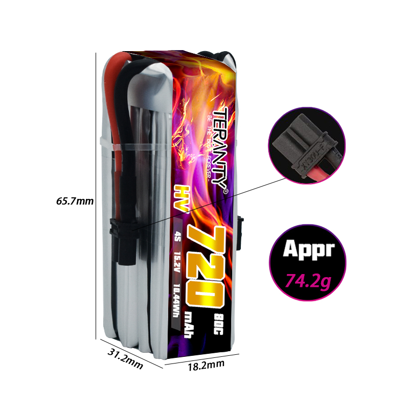TERANTY 720mAh 4S 15.2V HV Lip - đánh giá và giá Drone Rc Kit