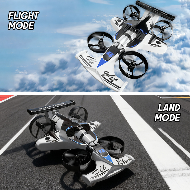 2in1 Mini Drone Air-Ground Fly - đánh giá và giá Drone Rc Explorer