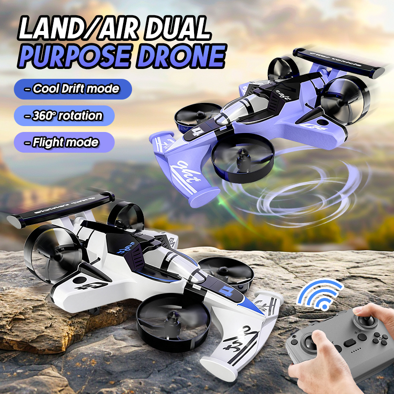 2in1 Mini Drone Air-Ground Fly - đánh giá và giá Drone Rc Explorer