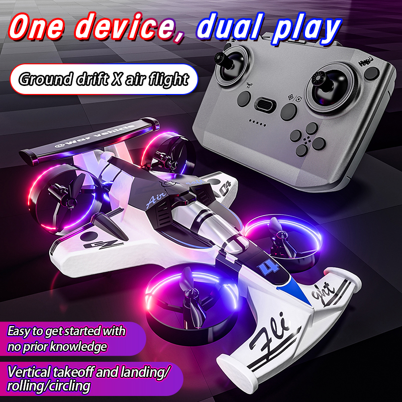 2in1 Mini Drone Air-Ground Fly - đánh giá và giá Drone Rc Explorer