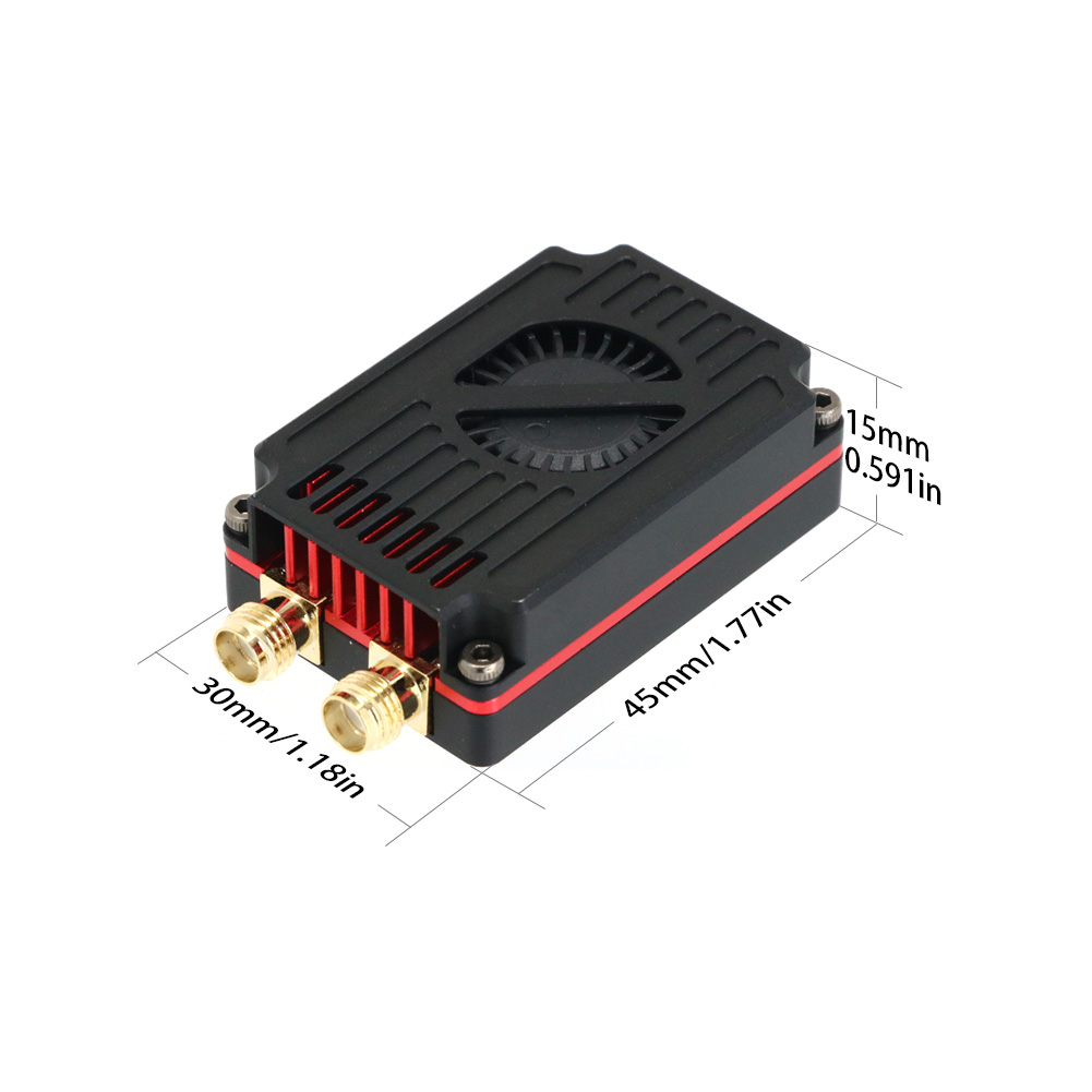 RUSHFPV 5.8G 2.5W VTX 4.9G 8+4 - đánh giá và giá Drone Rc Frequency