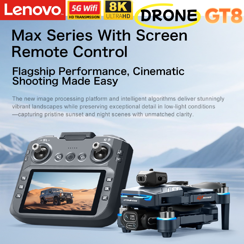 Lenovo Drone 8K Camera GT8 GT5 - đánh giá và giá Drone Gt8 Rc
