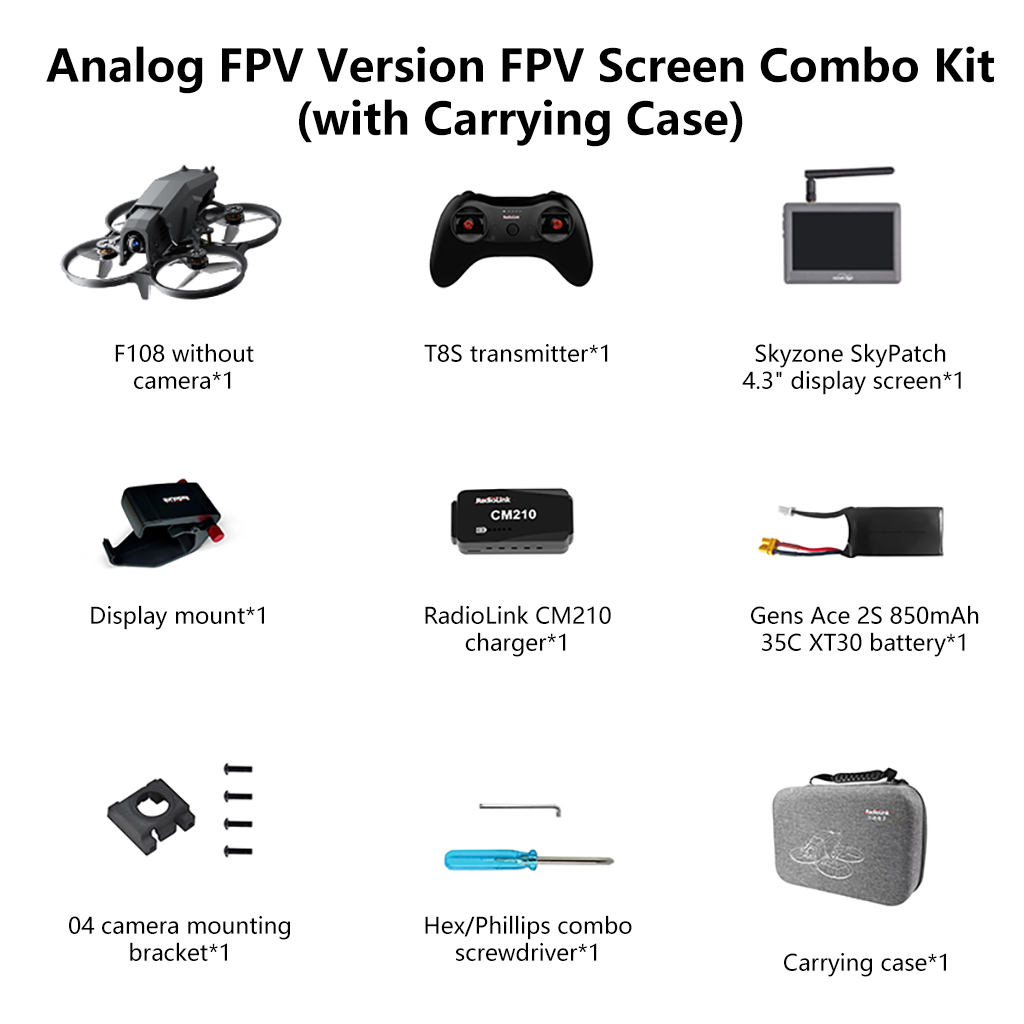 Radiolink F108 Optical Flow FP - đánh giá và giá Drone Rc Fpv Manual