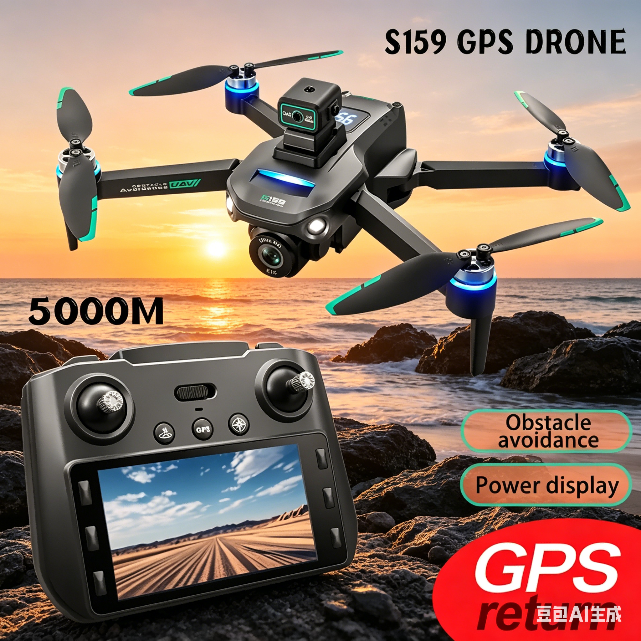 S159 GPS Drone 4K Profesional  - đánh giá và giá Drone Rc Explorer