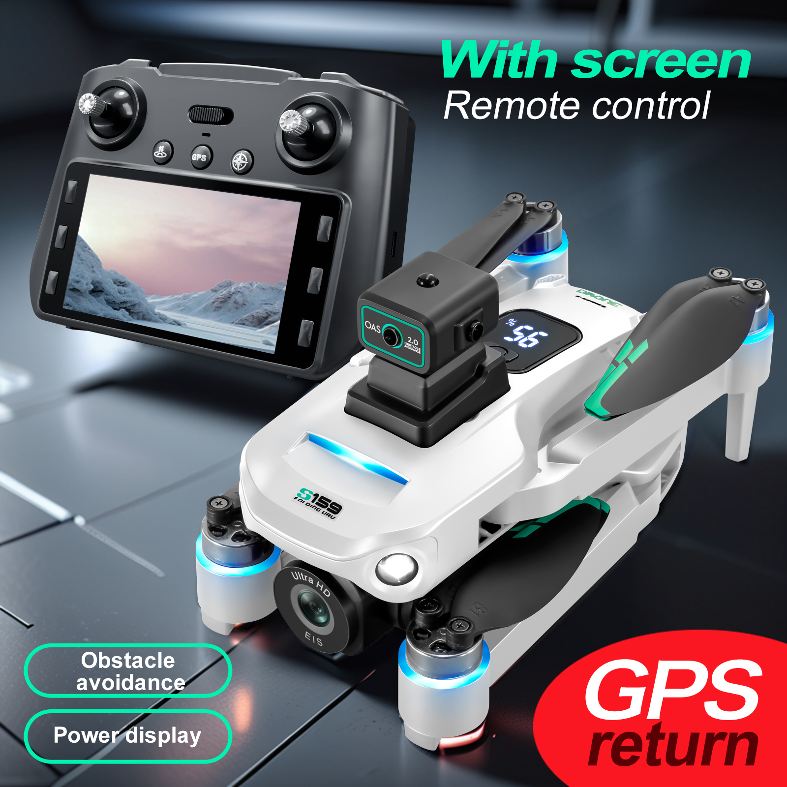 S159 GPS Drone 4K Profesional  - đánh giá và giá Drone Rc Explorer