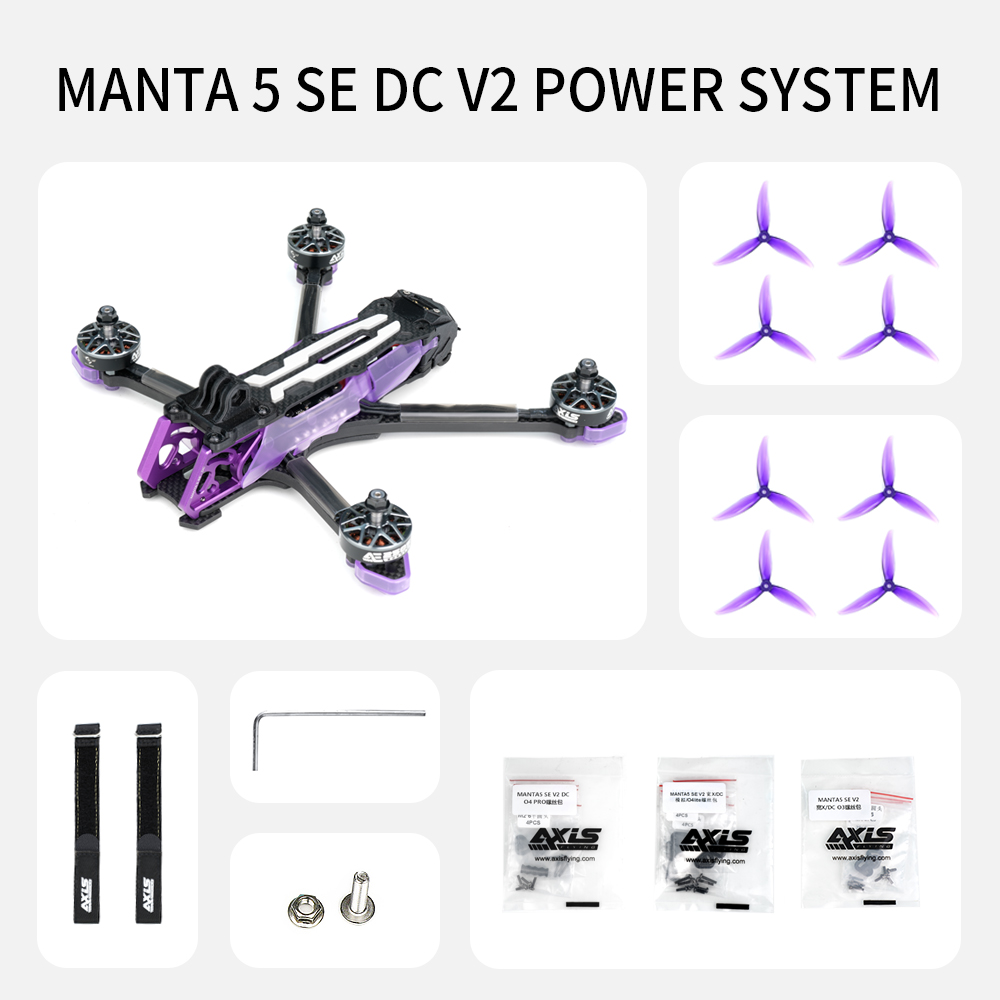 2026 Axisflying Manta 5 SE DC  - đánh giá và giá Drone Frame 5 Inch